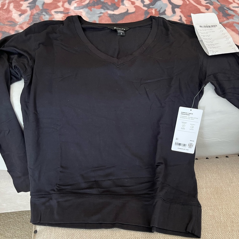 New with Tags Athleta Sweatshirt SMALL